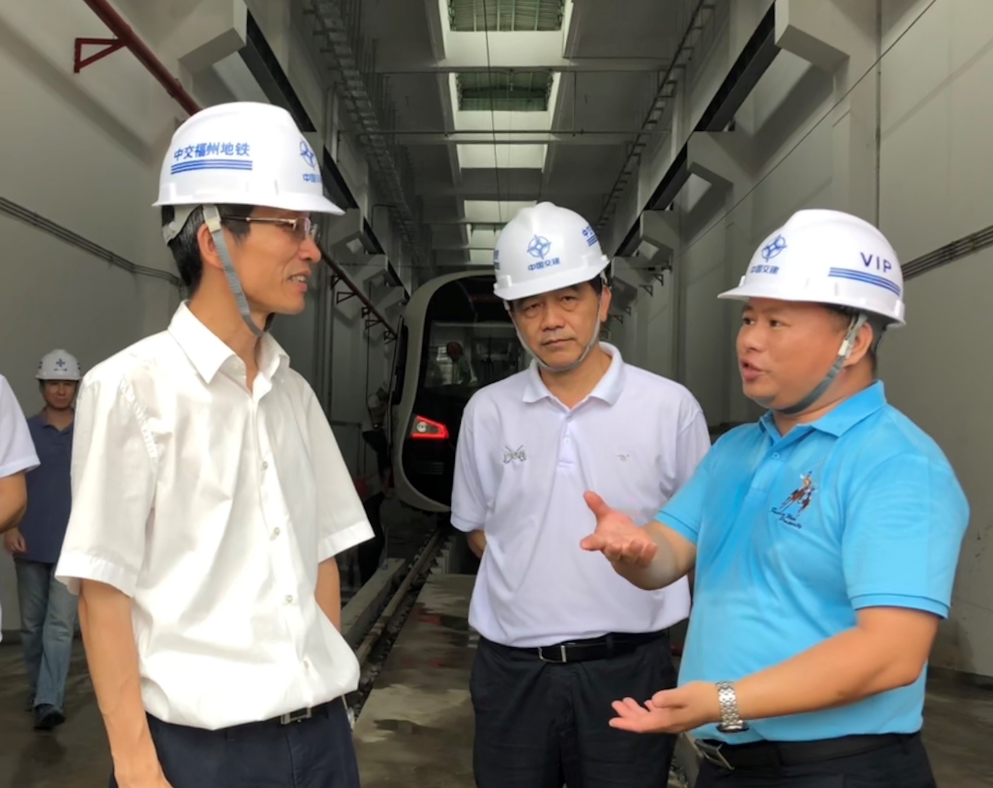 福州市副市长杨新坚到福州地铁二号线鼓山车辆段调研指导